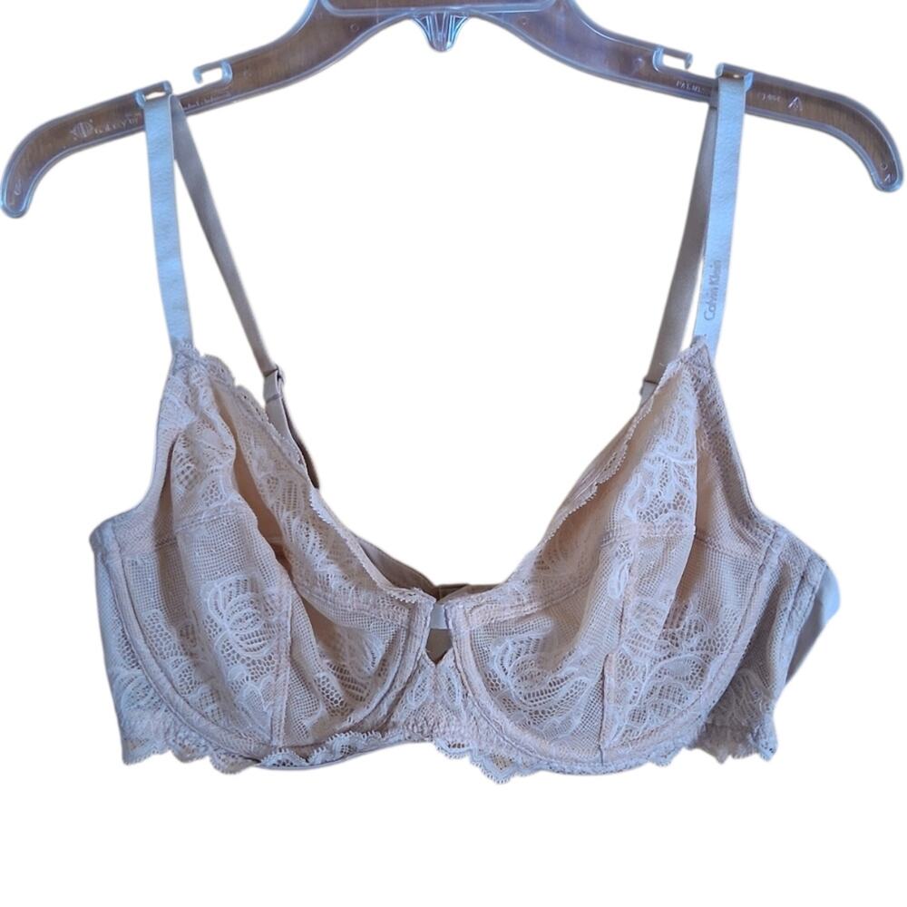 Calvin Klein Lace Bra Nude Size 38C